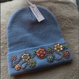 Spring Winter Hat $70 Knit Her Curious Flowers NEW